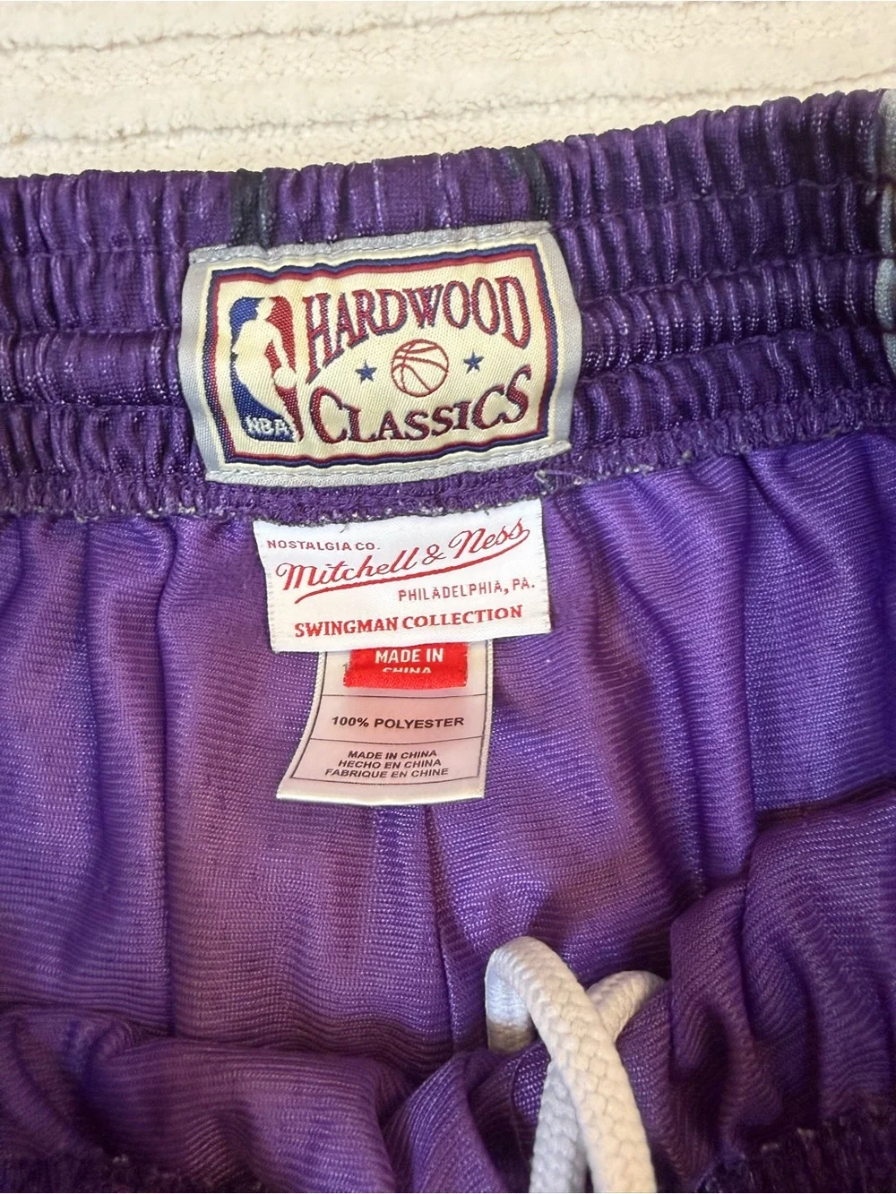 Mitchell & Ness Toronto Raptors 1998 Swingman Shorts Purple Size Large NBA HWC